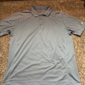 Nike Gray Athletic Polo Shirt